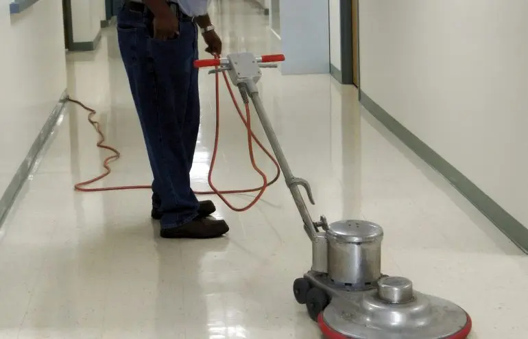Vinyl Floor Cleaning