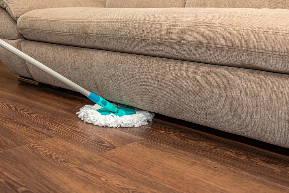 Vinyl Floor Cleaning