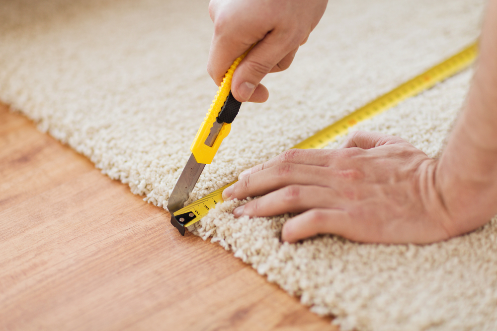 Professional carpet installation
