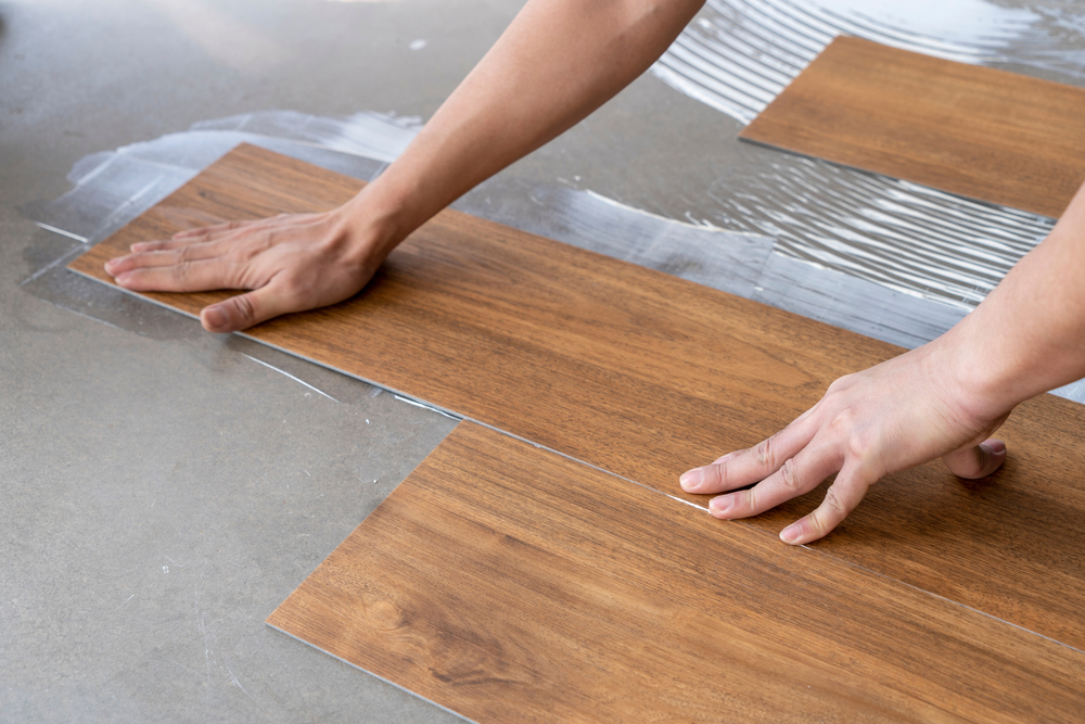 Vinyl flooring installation